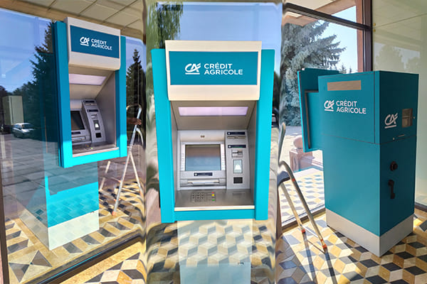Брендування банкомата, термінала (реклама на банкоматі)